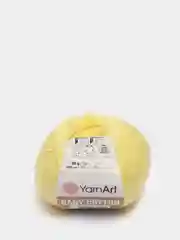 Желтый пряжа YarnArt Baby cotton, 50 г, 165 м, акрил и хлопок