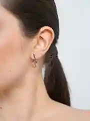 Серьги с позолотой без вставок геометрической формы Xuping