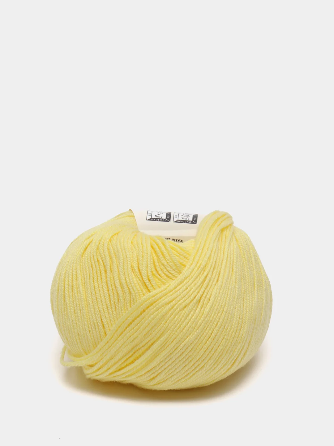 Желтый пряжа YarnArt Baby cotton, 50 г, 165 м, акрил и хлопок