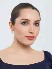 Серьги круглые со стразами