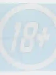 Белый наклейка на авто "18+", на стекло кузов