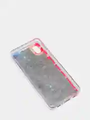 Терракотовый чехол Samsung Galaxy A01 Core, Галакси А01 силиконовый переливающийся жидкий с блестками