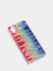 Терракотовый чехол Samsung Galaxy A01 Core, Галакси А01 силиконовый переливающийся жидкий с блестками