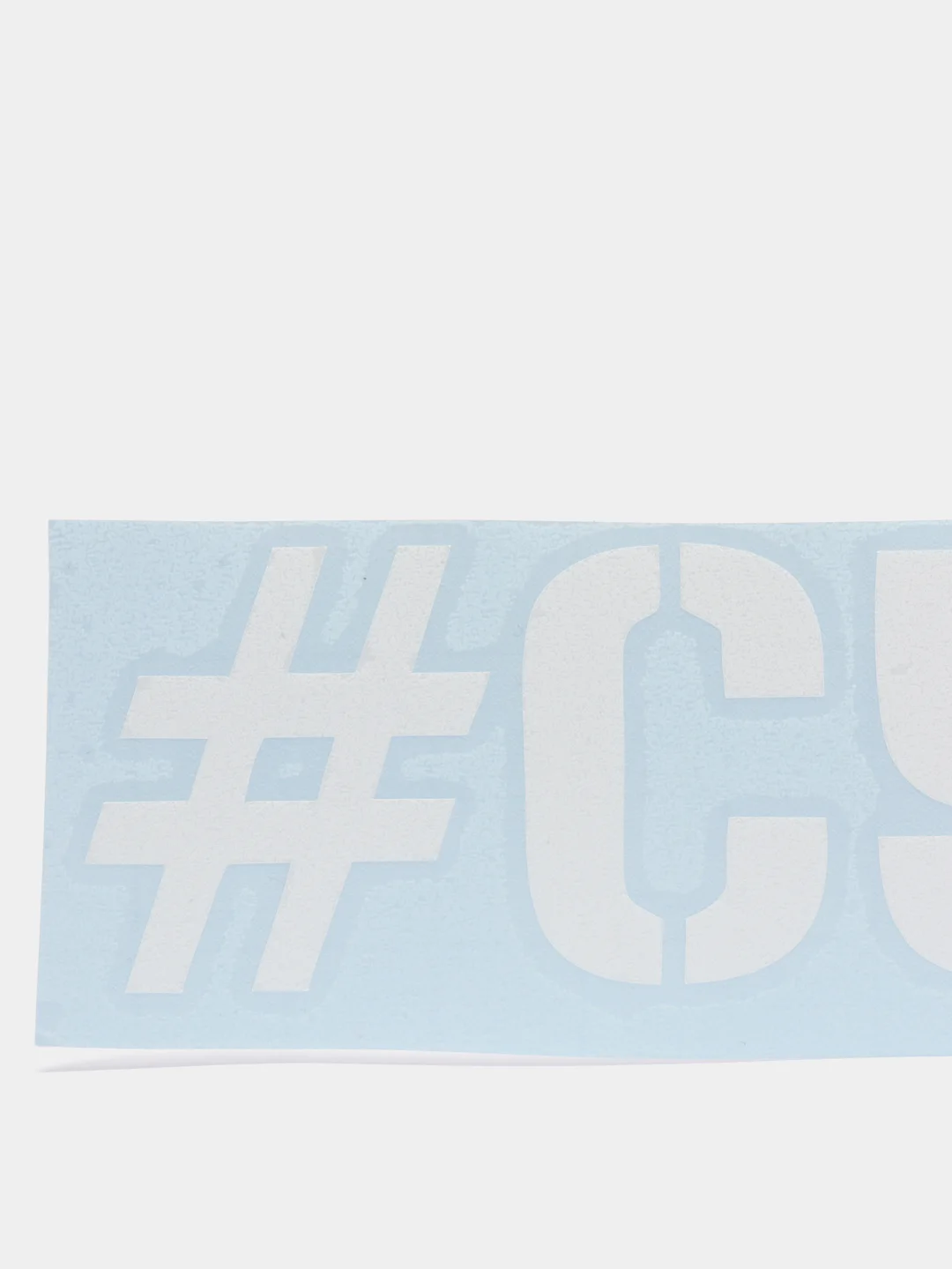 Белый наклейка на авто "#СУЕТОЛОГ", на стекло кузова
