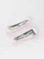 Розовый заколки 10 шт для волос клик-клак, 5 разноцветных пар