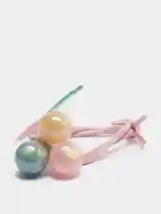 Резинка с бусинками и марковкой