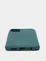Зеленый чехол Realme C11 2020 Реалми С11 2020 силиконовый, цветной, матовый