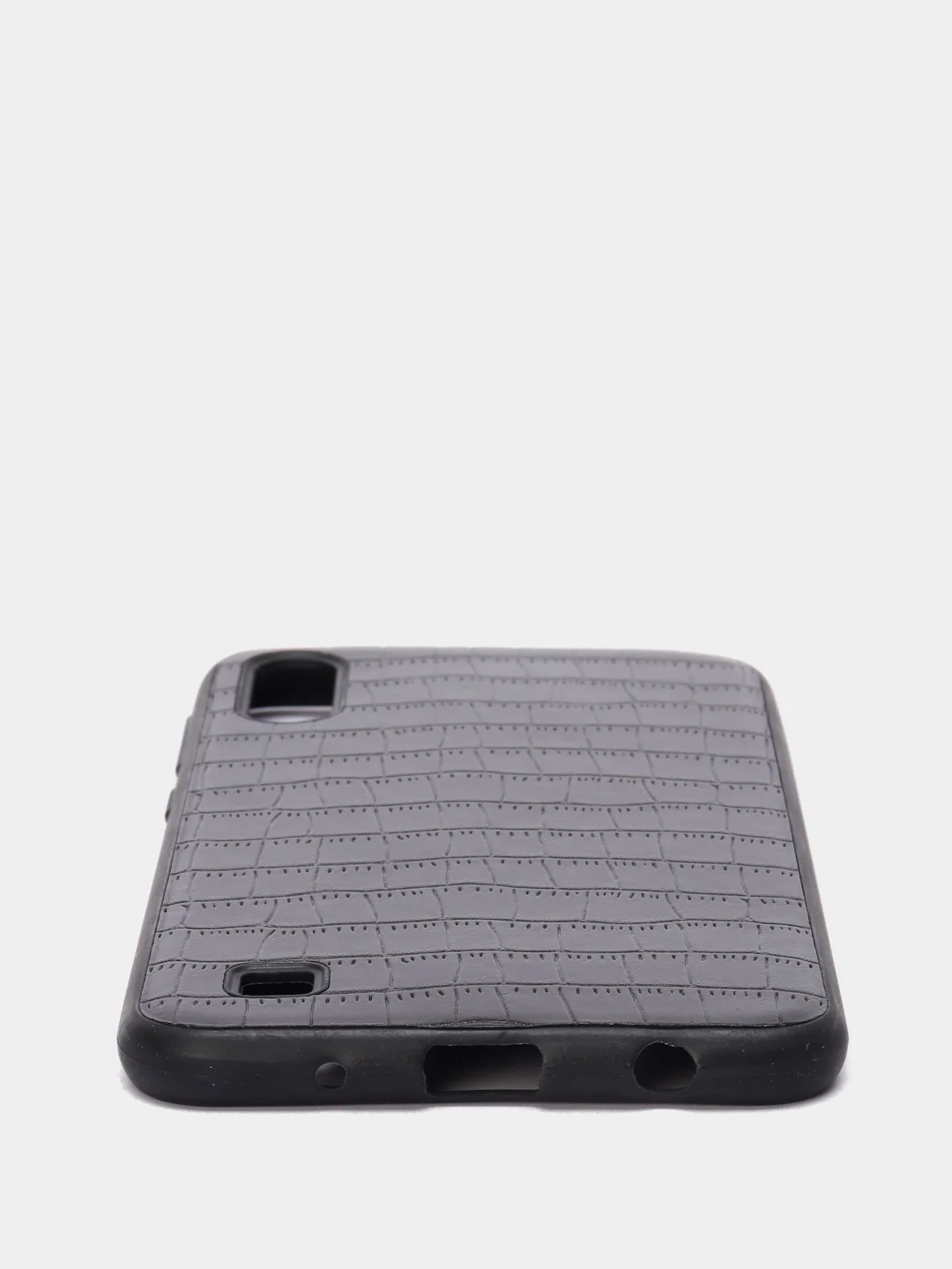 Красный чехол Samsung Galaxy A01/A01 Core/A10/A20s/A41/A50/M11/M21/M31s/M51/S20FE, вставка из кожи