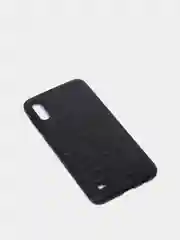 Красный чехол Samsung Galaxy A01/A01 Core/A10/A20s/A41/A50/M11/M21/M31s/M51/S20FE, вставка из кожи