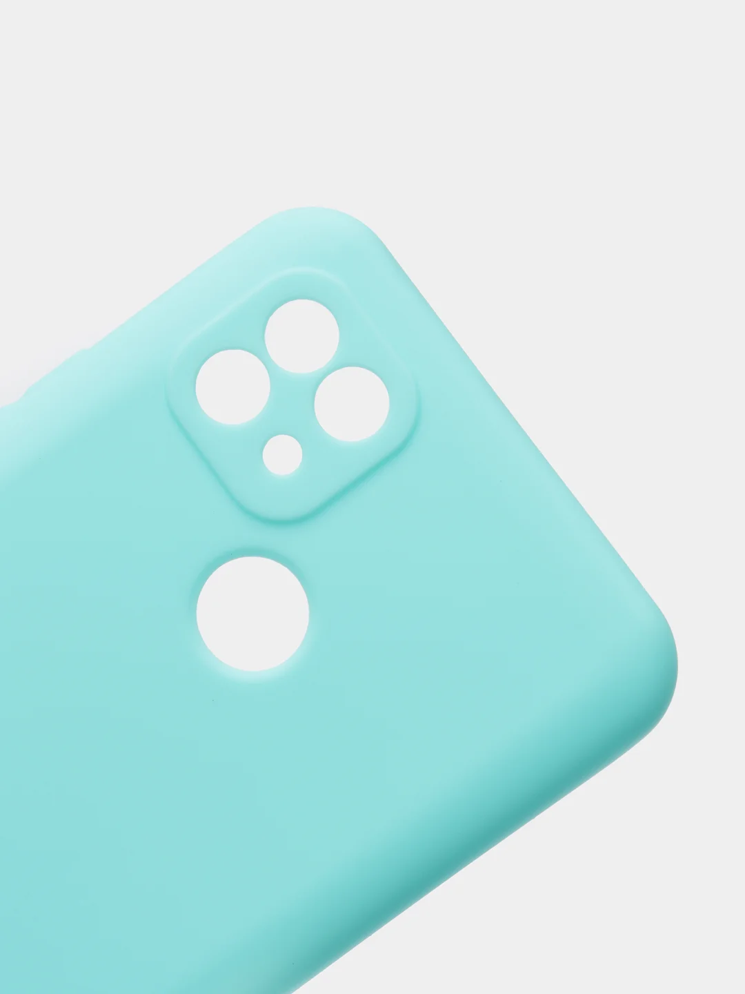 Бирюзовый чехол для Realme C21, Realme  7,  Realme  C11 / C20, матовый силиконовый