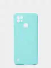 Бирюзовый чехол для Realme C21, Realme  7,  Realme  C11 / C20, матовый силиконовый