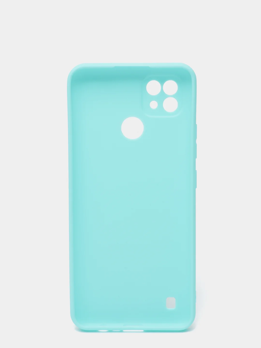 Бирюзовый чехол для Realme C21, Realme  7,  Realme  C11 / C20, матовый силиконовый