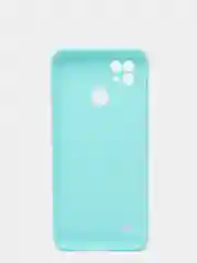 Бирюзовый чехол для Realme C21, Realme  7,  Realme  C11 / C20, матовый силиконовый
