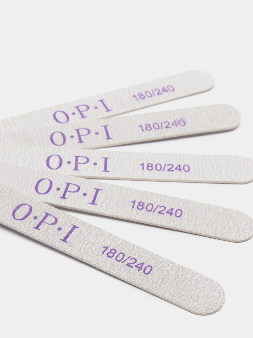 Пилка для ногтей OPI 180/240 прямая 18 см