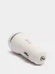 Белый автомобильное зарядное устройство Hoco Z27A, быстрая зарядка QC3.0, 1 x USB, до 3 A