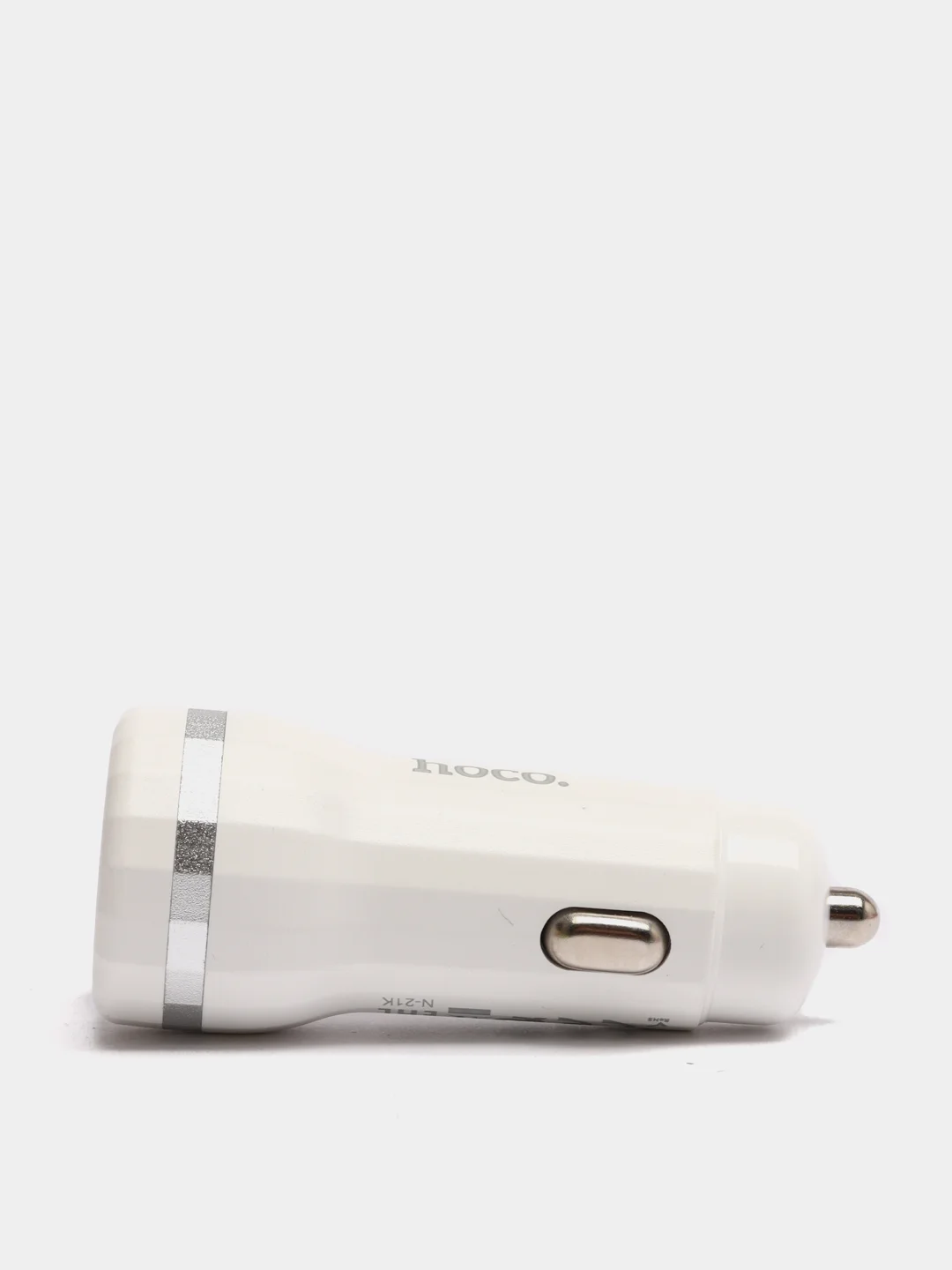 Белый автомобильное зарядное устройство Hoco Z27A, быстрая зарядка QC3.0, 1 x USB, до 3 A