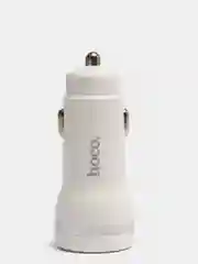 Белый автомобильное зарядное устройство Hoco Z27A, быстрая зарядка QC3.0, 1 x USB, до 3 A
