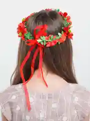 Красный ободок для девочки для волос