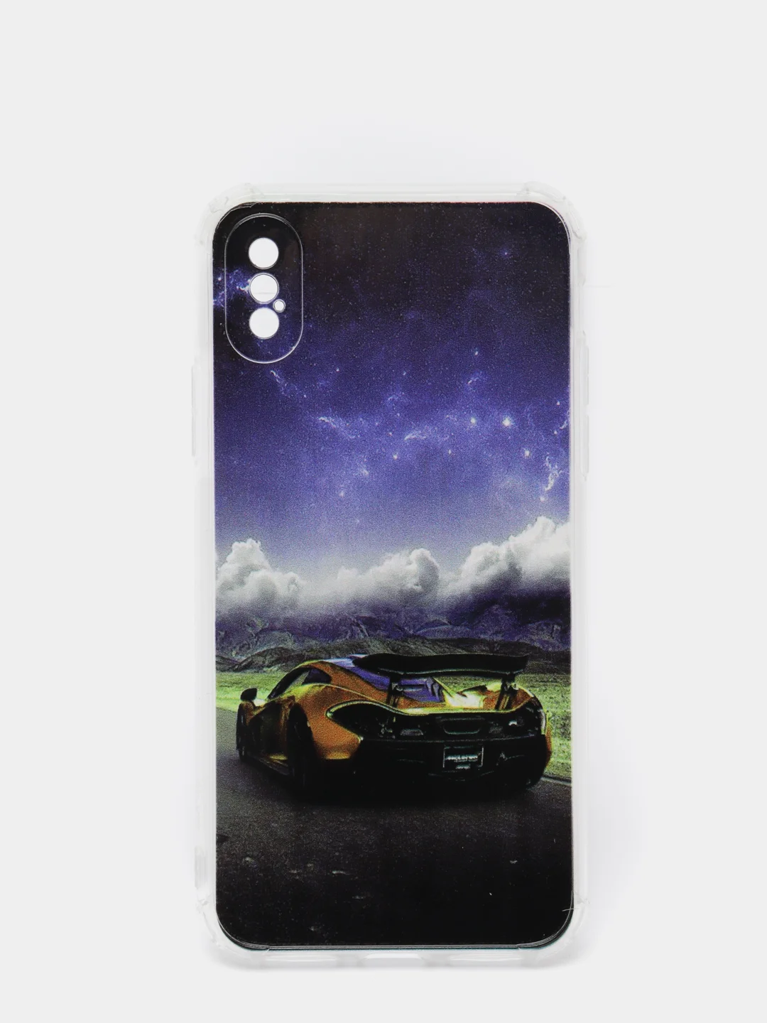 Аметистовый чехол Apple iPhone X / Xs чехол силиконовый с рисунком