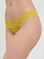 Золотой стринги женские кружевные
