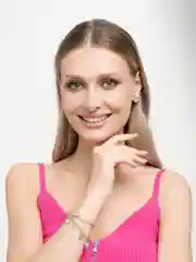 Серебряный браслет на руку с подвеской "Hello Kitty", унисекс цепочка