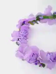Лавандовый ободок для девочки для волос