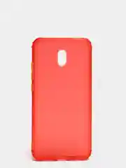 Красный чехол для Xiaomi Redmi 8/8A/Note 8 цветной матовый, прозрачный