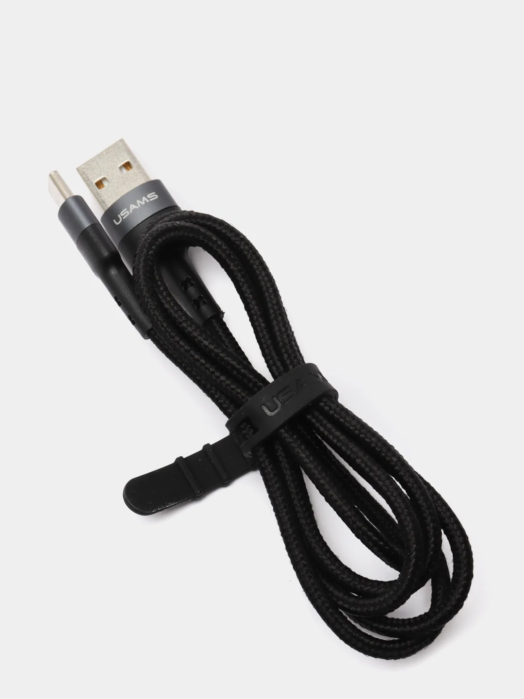 Кабель зарядка USB Type-C, U26 1o.m 2a нейлон, черный