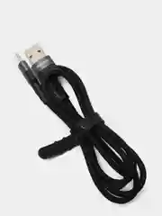 Кабель зарядка USB Type-C, U26 1o.m 2a нейлон, черный