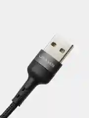 Кабель зарядка USB Type-C, U26 1o.m 2a нейлон, черный