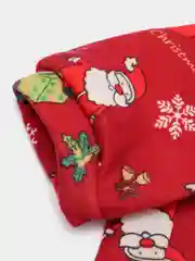 Красный утепленный свитер, кофта,футболка с новогодним принтом для собак,кошек и домашних питомцев