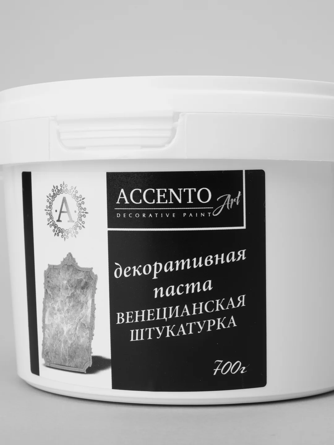 Паста декоративная "Венецианская штукатурка" мрамор, яшма, малахит (0,7 кг) ТМ "AccentO" ART