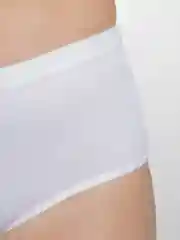 Белый трусы женские, в рубчик