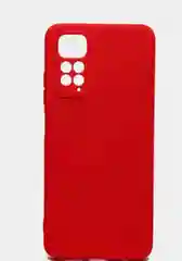 Красный чехол с защитой камеры и бархатом внутри Redmi Note 11 2022 6,43 / Note 11S 2022
