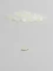 Белый светящиеся садовые камни