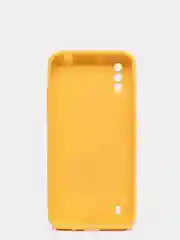 Желтый чехол Samsung Galaxy A01 / M01, Галакси А01 / М01 чехол силиконовый рифленый