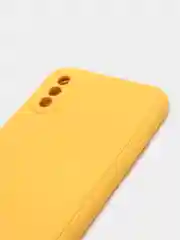 Желтый чехол Samsung Galaxy A01 / M01, Галакси А01 / М01 чехол силиконовый рифленый