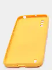 Желтый чехол Samsung Galaxy A01 / M01, Галакси А01 / М01 чехол силиконовый рифленый
