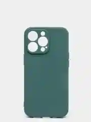 Тёмно-зелёный чехол с защитой камеры и мягкой подкладкой для iPhone 13 / 13 Pro / 12 Pro, 12 Pro Max, 11