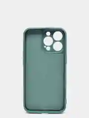 Тёмно-зелёный чехол с защитой камеры и мягкой подкладкой для iPhone 13 / 13 Pro / 12 Pro, 12 Pro Max, 11