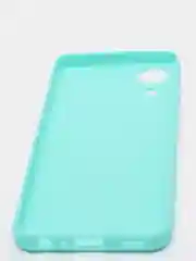 Бирюзовый чехол Samsung Galaxy A03 core, силиконовый