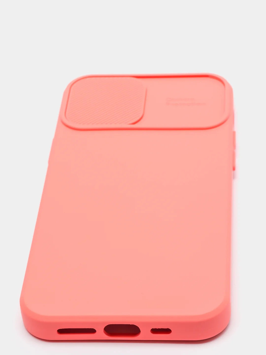 Пастельно-коралловый чехол для iPhone 11, 13, 12, Pro, Max, Mini, защита камеры, бархатный