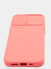 Пастельно-коралловый чехол для iPhone 11, 13, 12, Pro, Max, Mini, защита камеры, бархатный