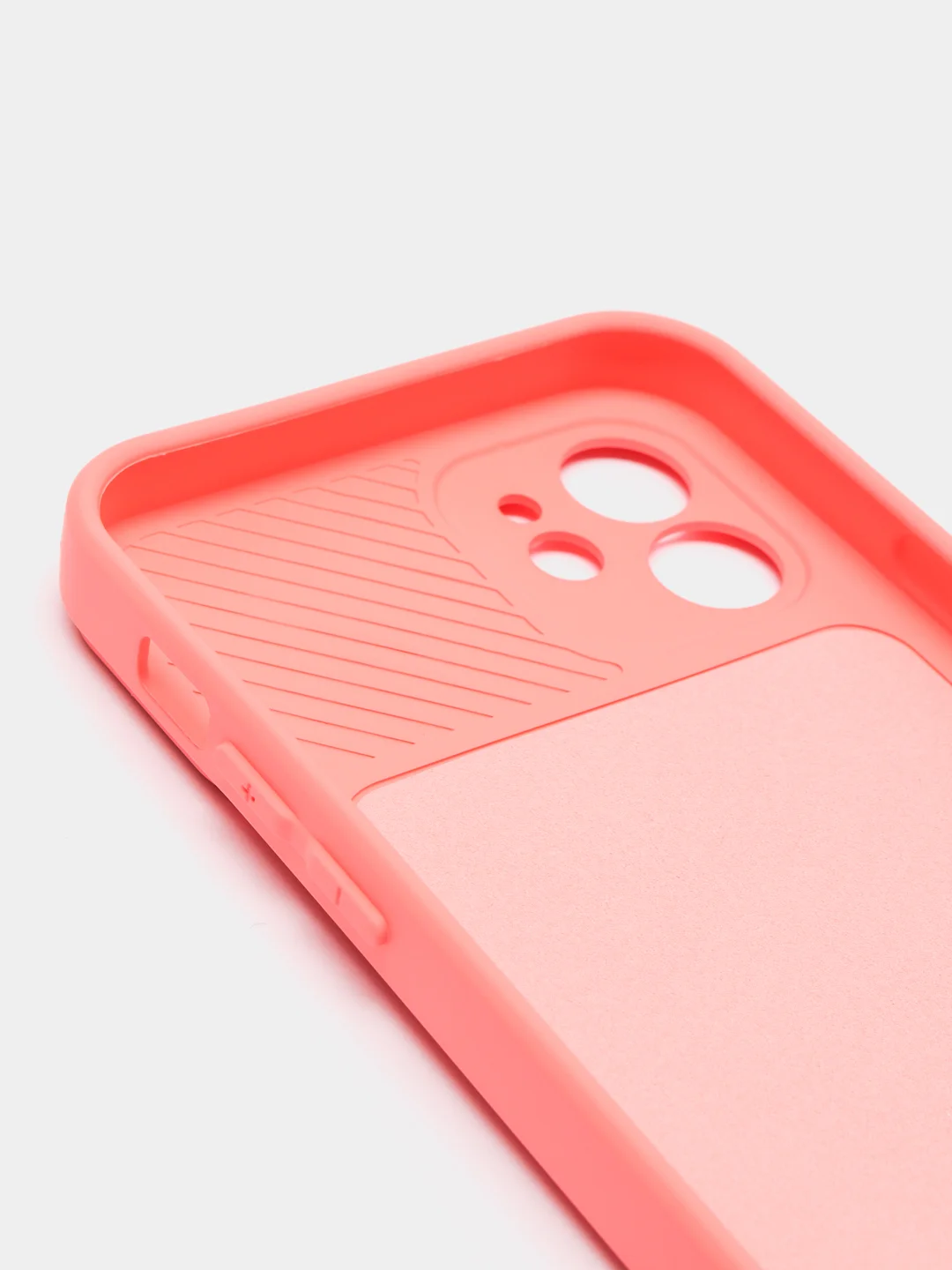 Пастельно-коралловый чехол для iPhone 11, 13, 12, Pro, Max, Mini, защита камеры, бархатный