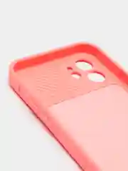 Пастельно-коралловый чехол для iPhone 11, 13, 12, Pro, Max, Mini, защита камеры, бархатный