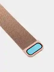 Золотой металлический ремешок для Apple Watch 3, 4, 5, 6, SE , 7 на 38/42/40/44  "Миланская петля"