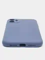 Темно-синий чехол силиконовый для iPhone 7, 8 SE 2020, 11, 12, 13, Pro, Max, mini, защита камеры
