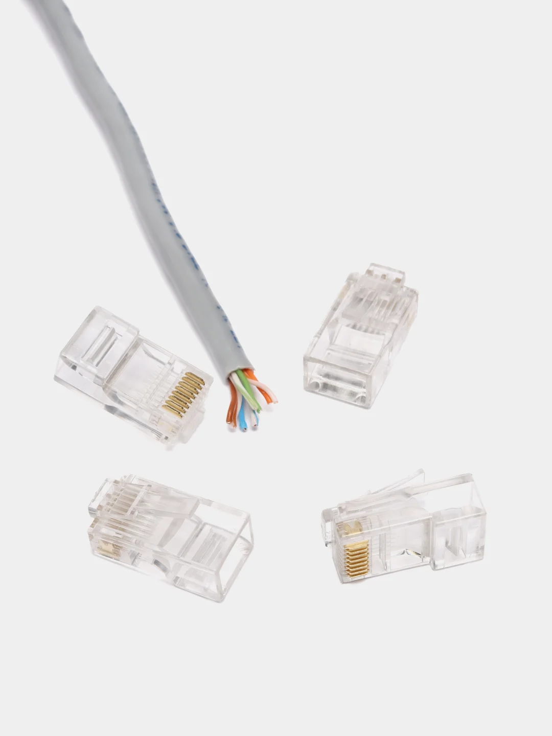 Внутренний интернет кабель. Витая пара UTP 4 пары, Cat.5е 24AWG Cu ...