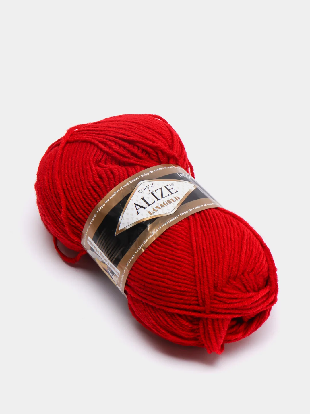 Красный пряжа Alize Lanagold, 240 м