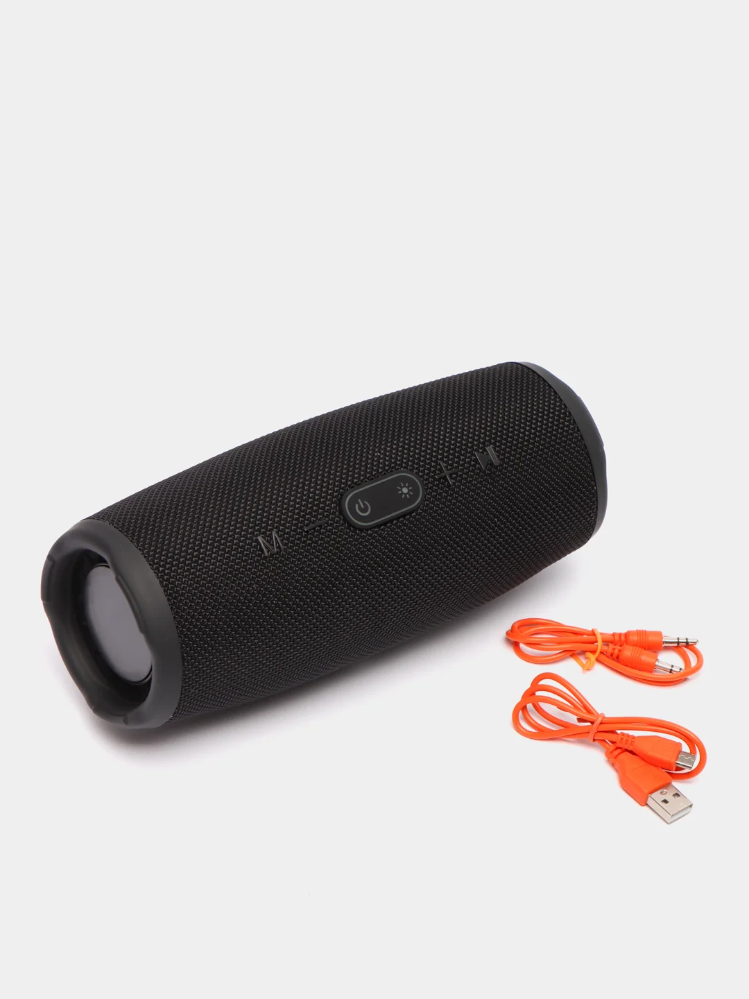 Красный колонка Bluetooth портативная со светомузыкой RGB